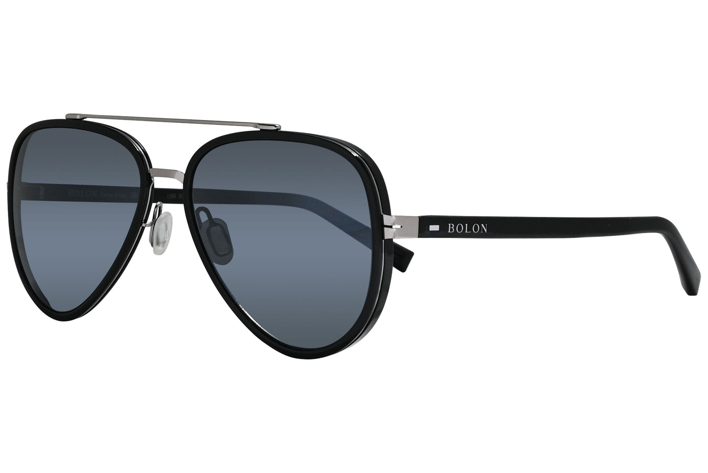 Bolon Aviator Black Sunglasses Model: BL6033-D11 Side View