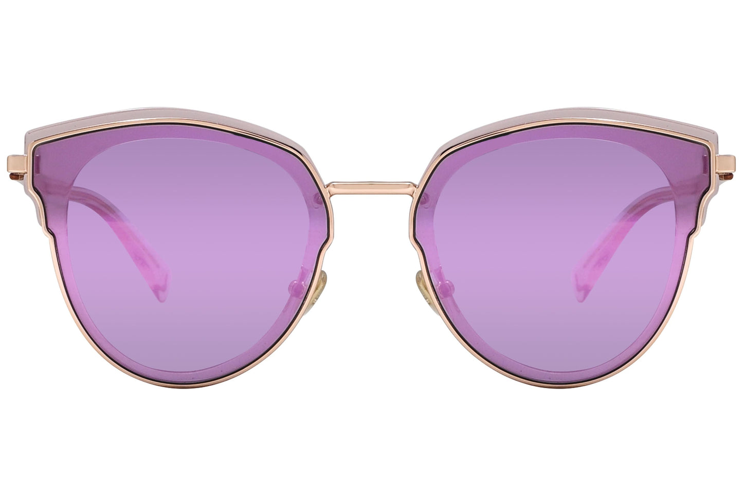 Bolon Oval Pink Sunglasses Model: BL6057-B30 Front View