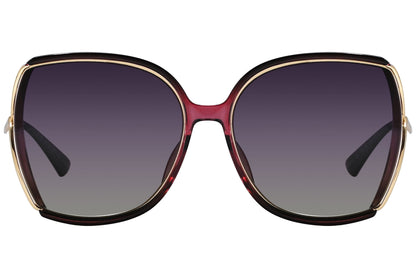 Bolon Butterfly Red Sunglasses Model: BL6076-C31 Front View