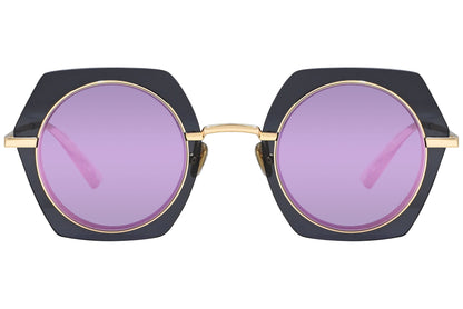 Bolon Geometric Pink Sunglasses Model: BL7005-B12 Front View