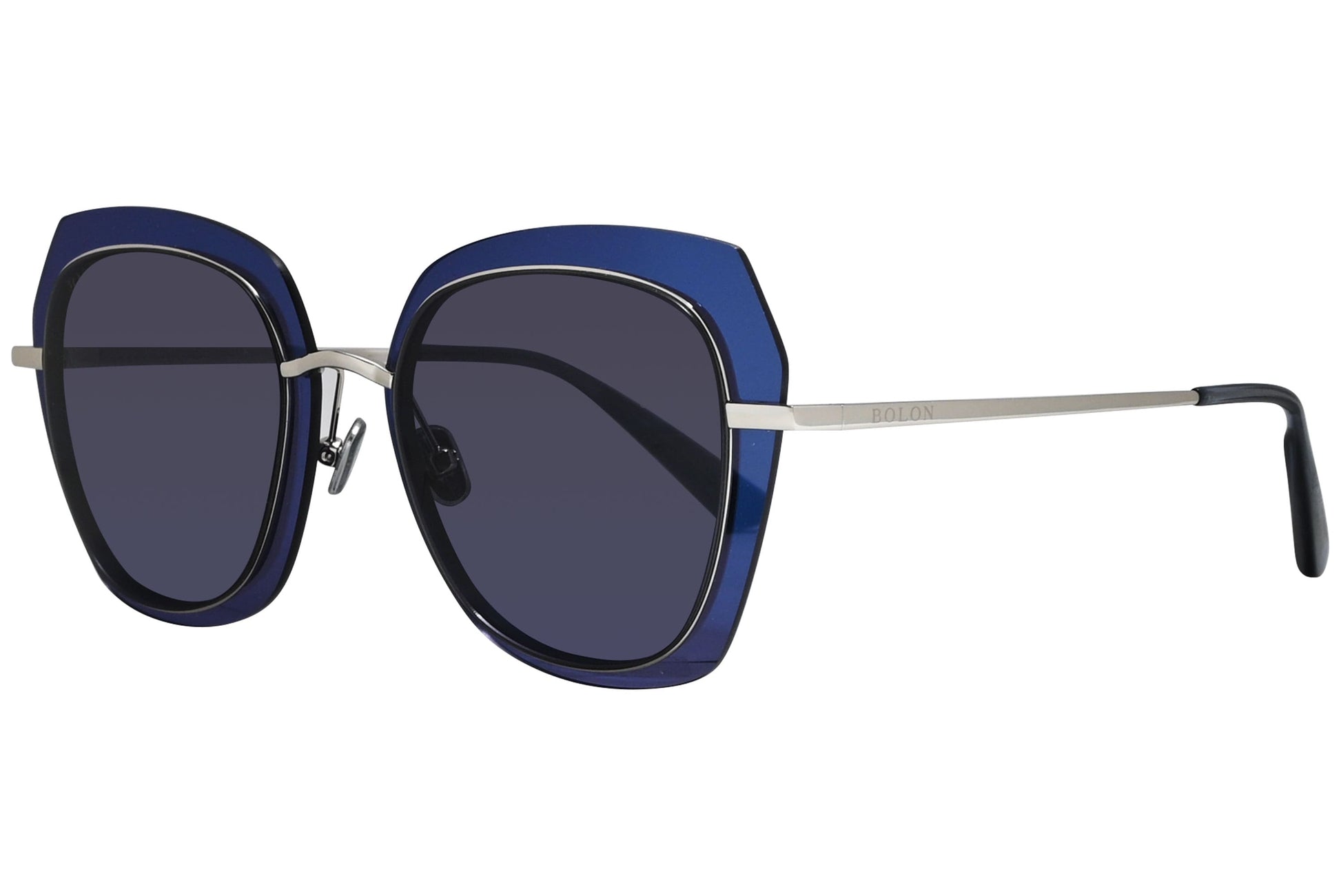 Bolon Butterfly Blue Sunglasses Model: BL7007-C70 Side View