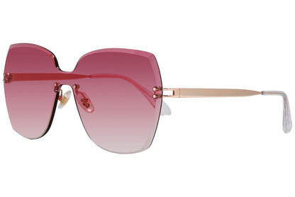 Bolon Square Red Sunglasses Model: BL7050-A30 Side View