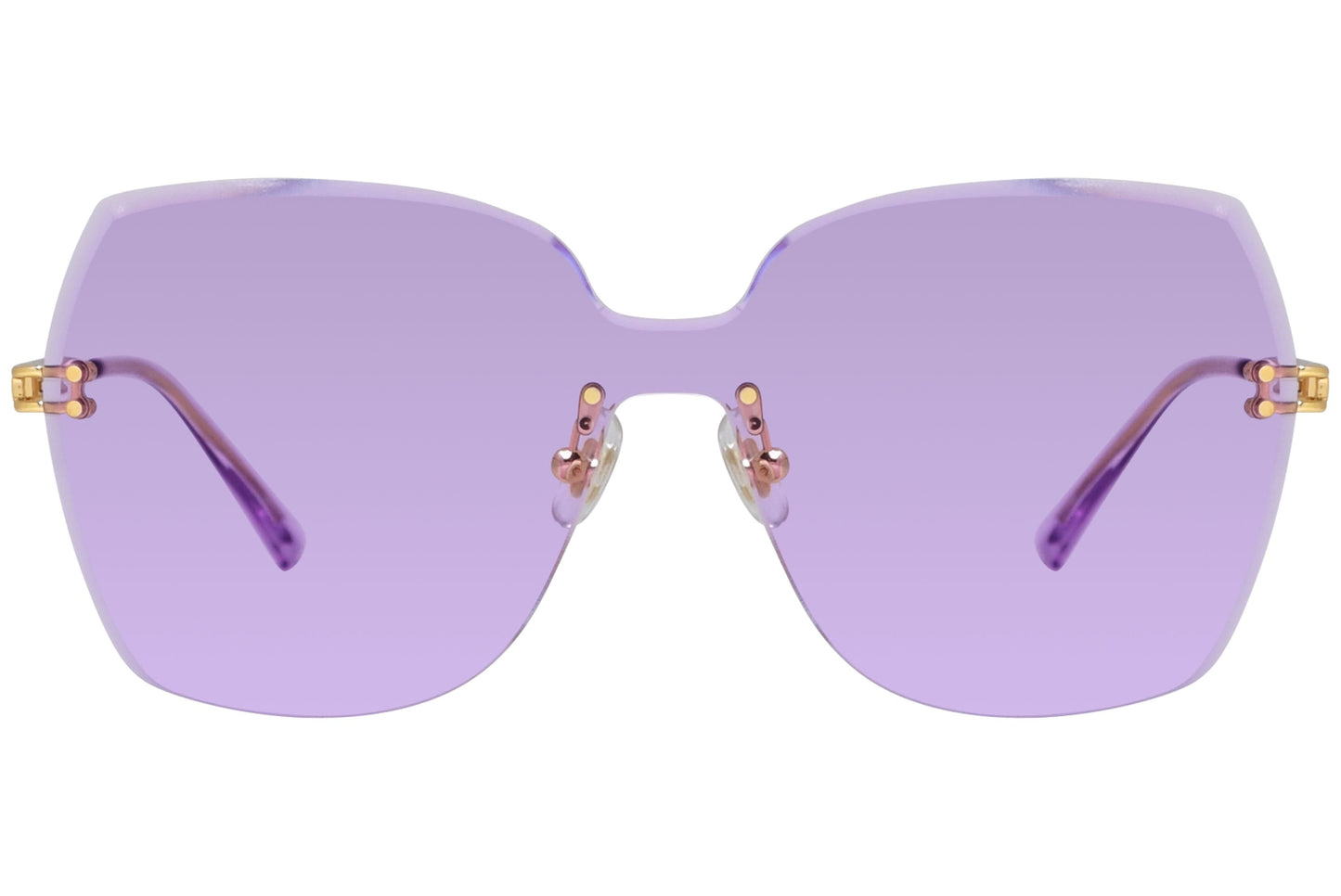 Bolon Square Pink Sunglasses Model: BL7050-B60 Front View