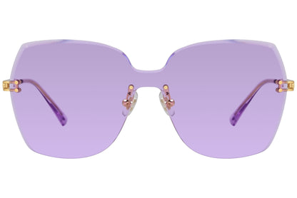 Bolon Square Pink Sunglasses Model: BL7050-B60 Front View