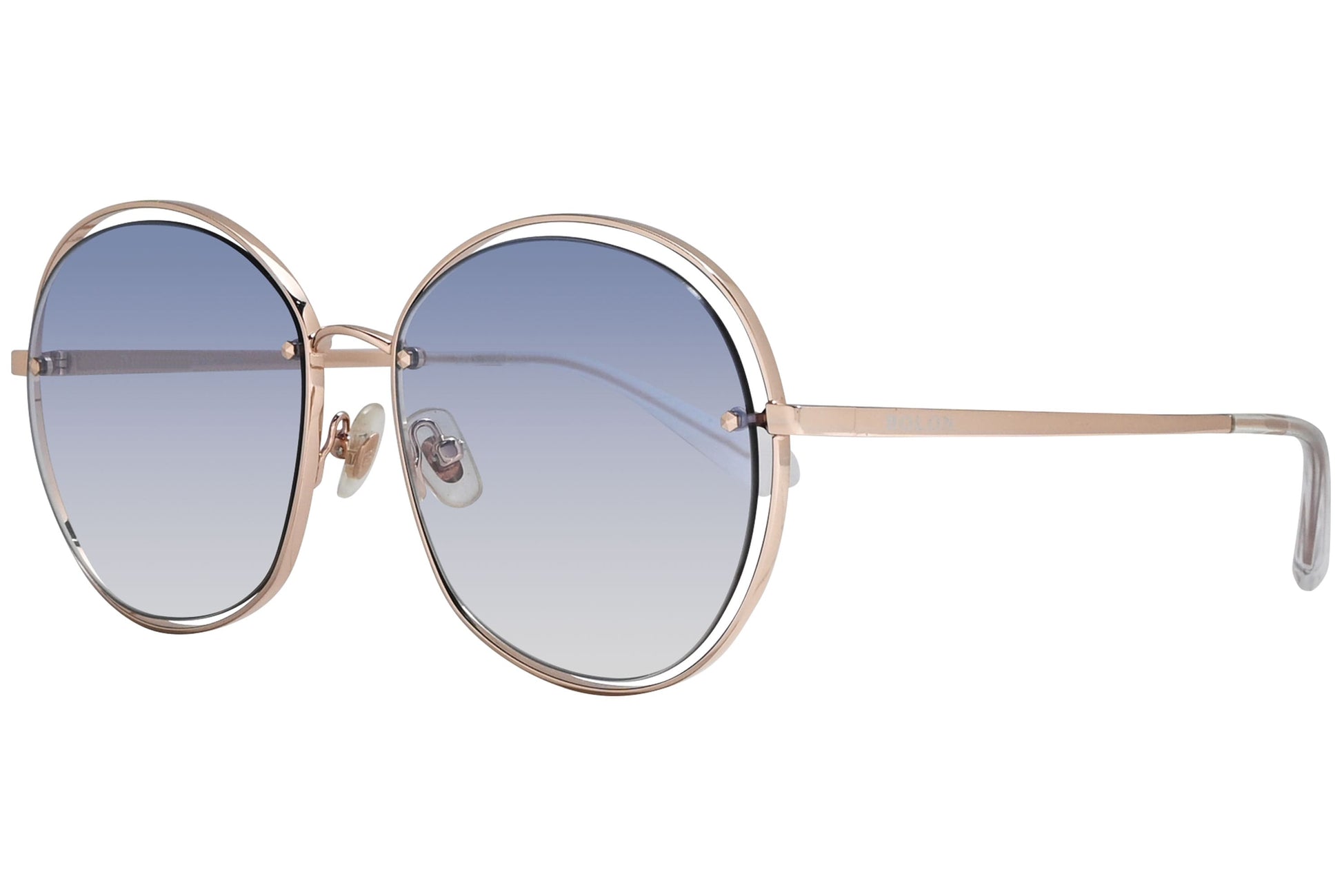 Bolon Round Gold Sunglasses Model: BL7086-B32 Side View