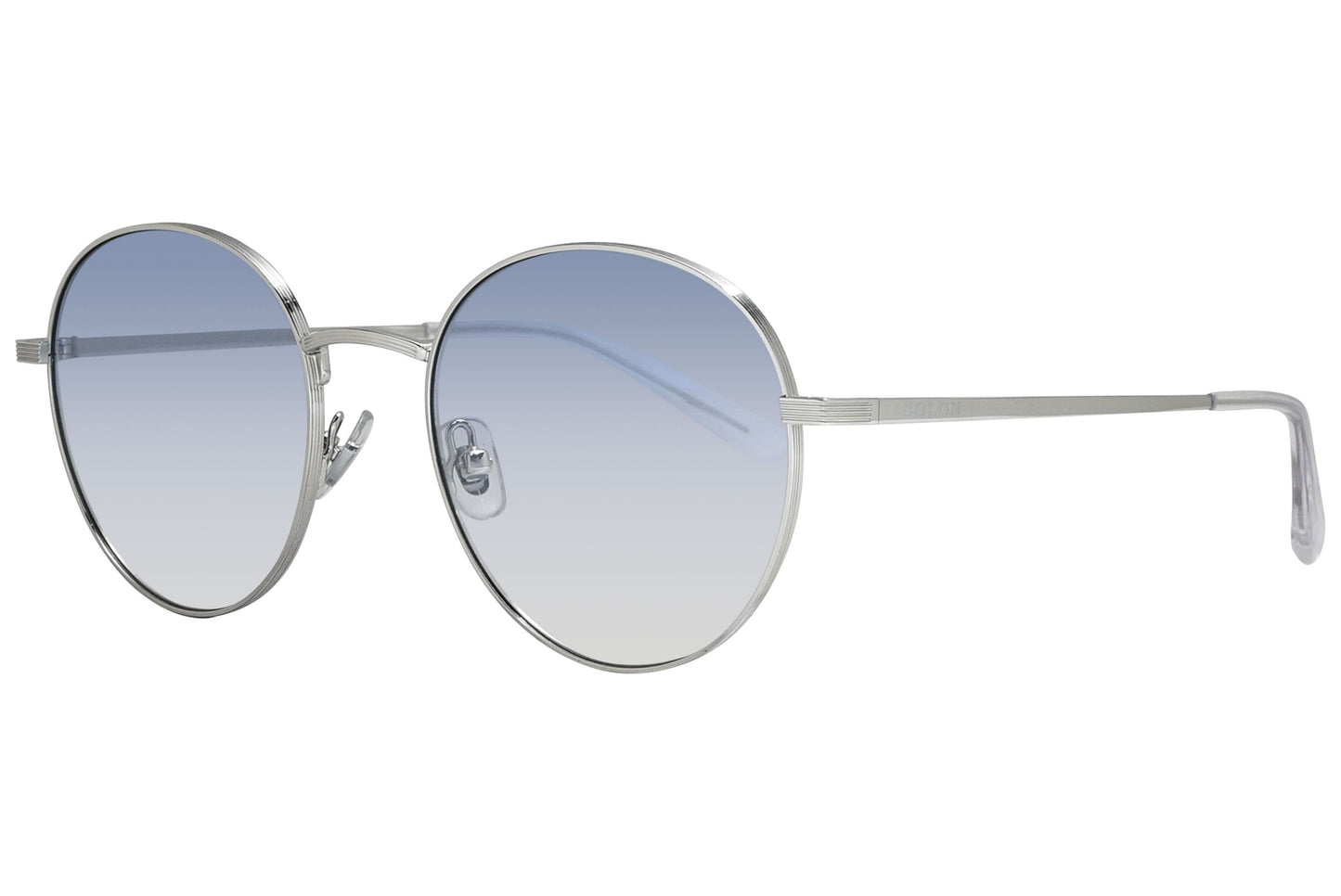 Bolon Round Silver Sunglasses Model: BL7089-B91 Side View