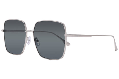 Bolon Gray Color Square Sunglasses Viewed From A 45-Degree Angle.