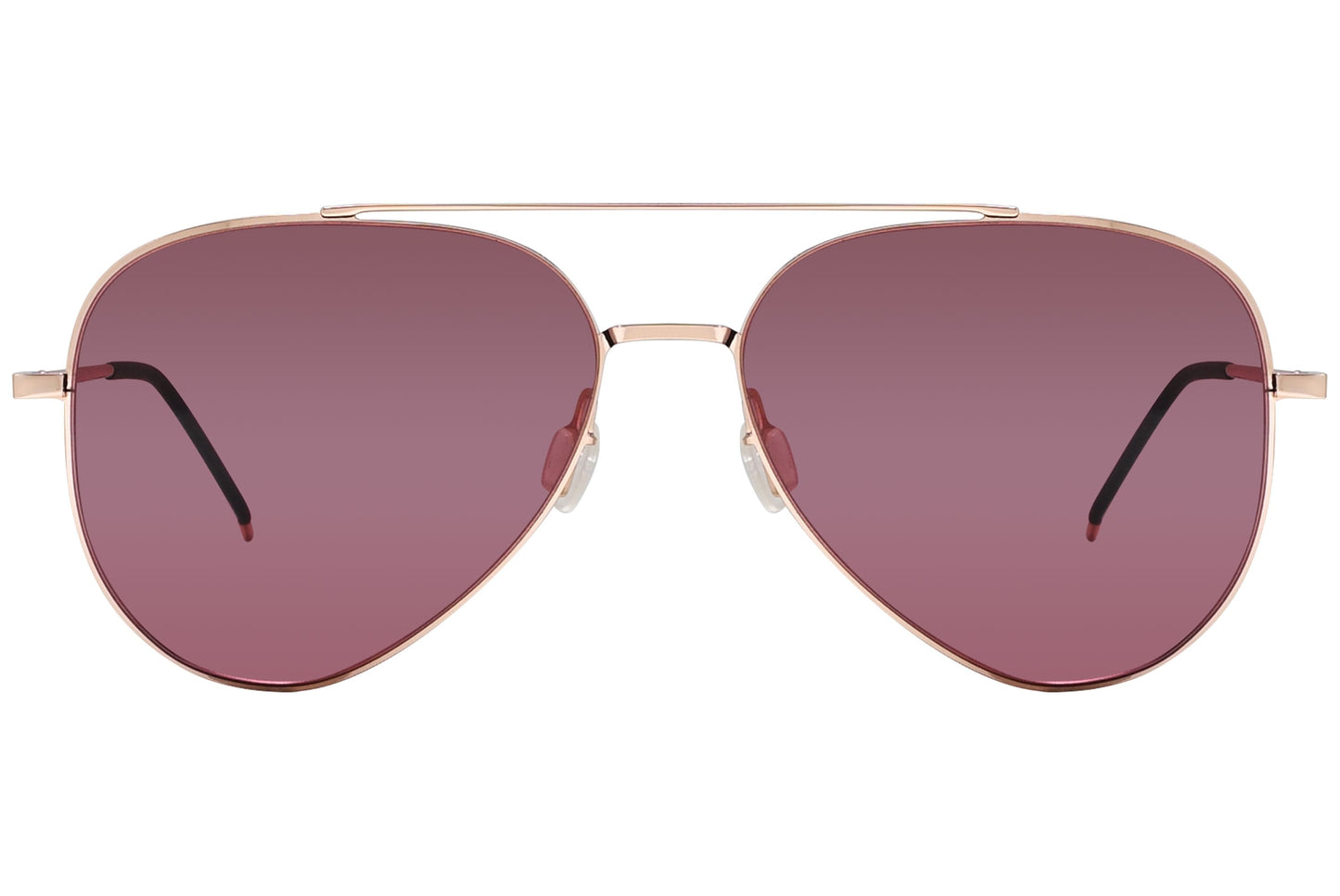 Bolon Aviator Red Sunglasses Model: BL8010-A65 Front View