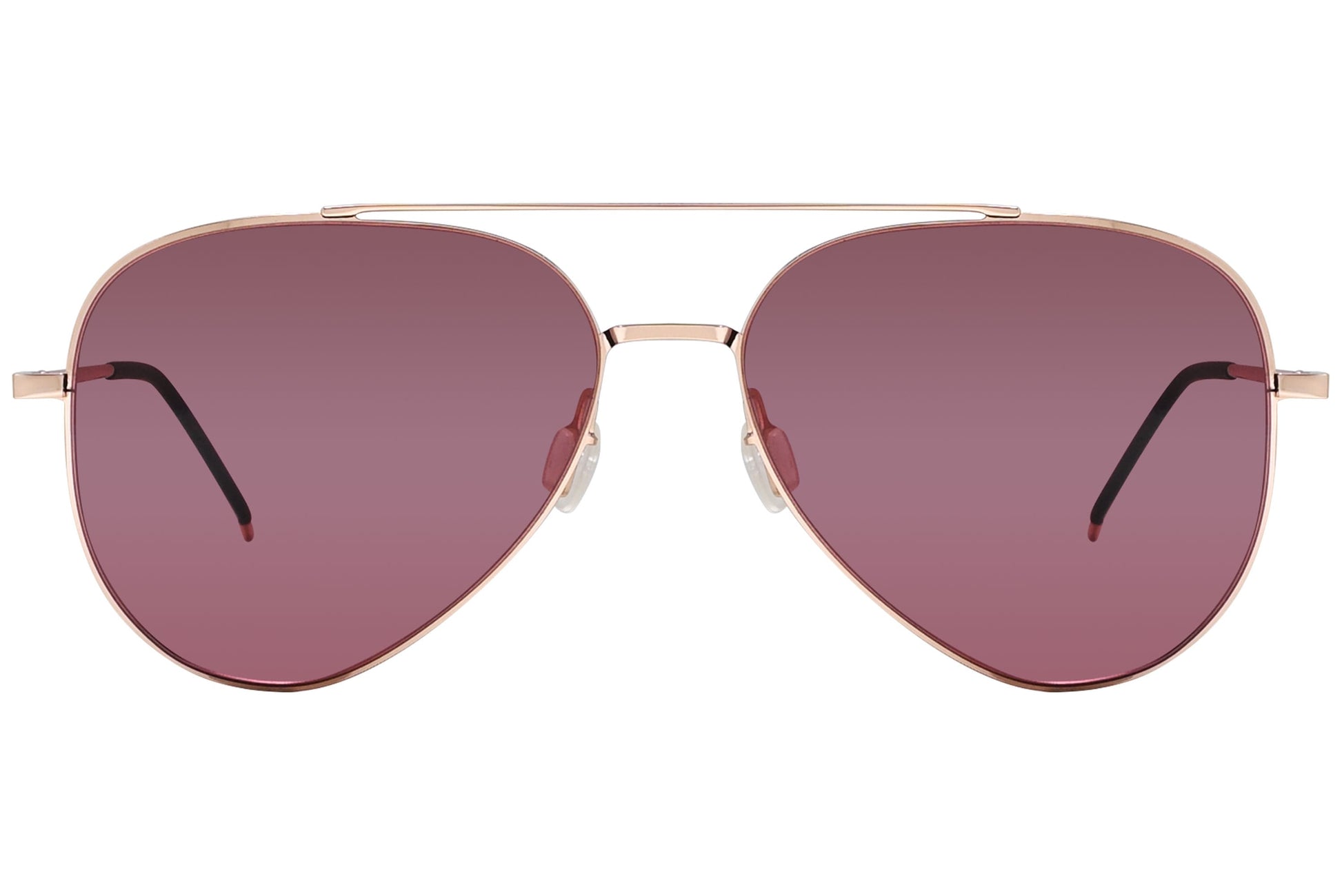 Bolon Aviator Red Sunglasses Model: BL8010-A65 Front View