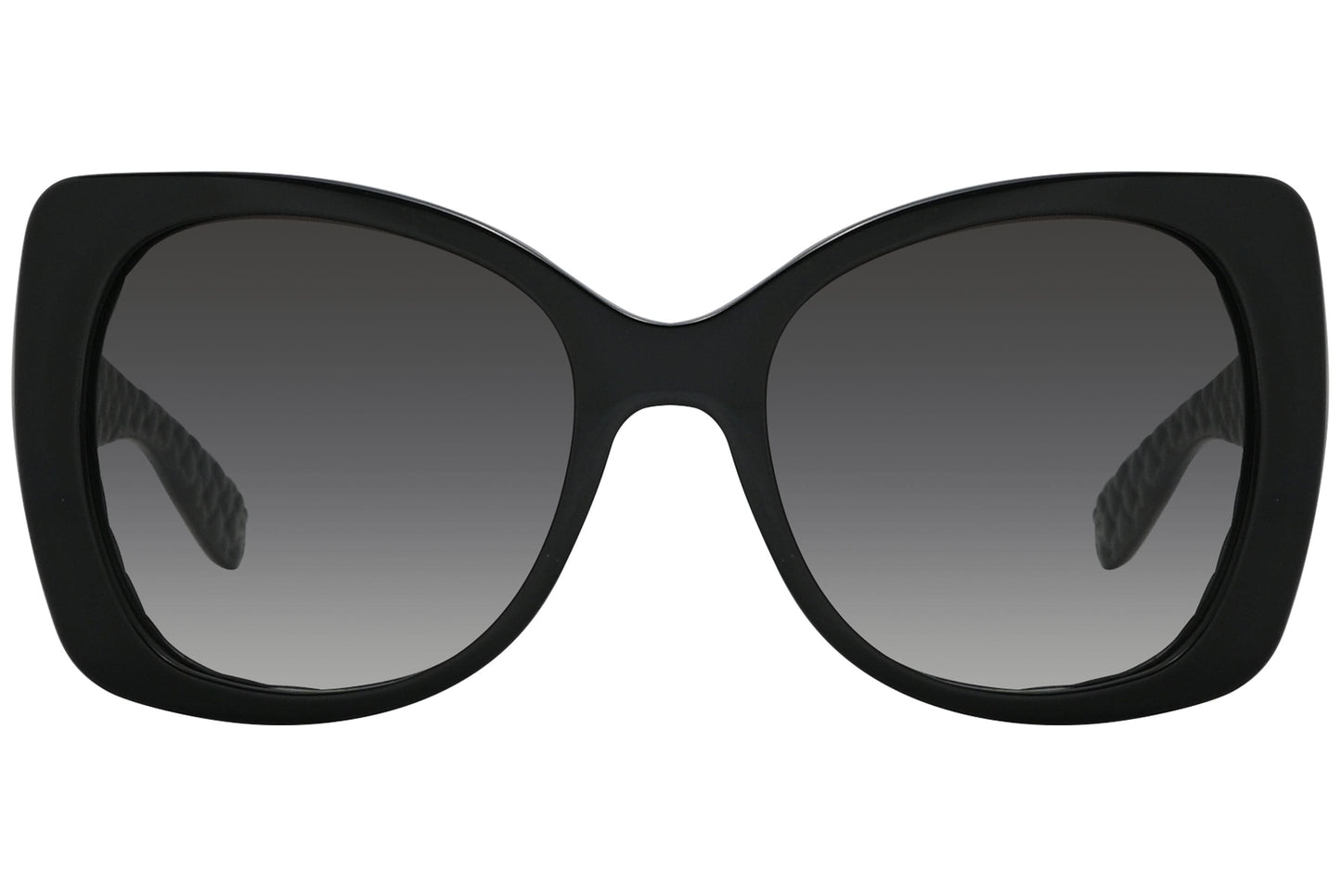 Bottega Veneta Black Color Butterfly Sunglasses Viewed From front Angle.