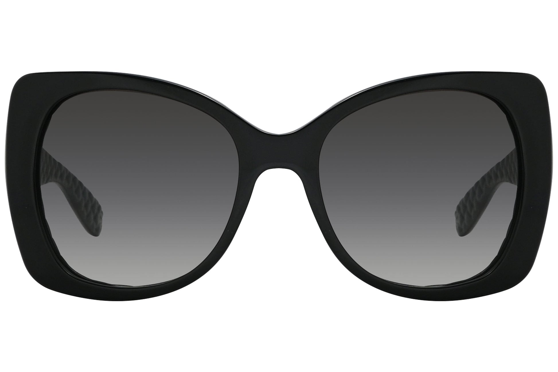 Bottega Veneta Black Color Butterfly Sunglasses Viewed From front Angle.