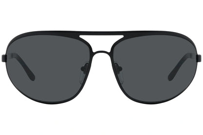 Bvlgari Black Color Aviator Sunglasses Viewed From Front Angle.