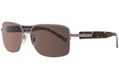 Bvlgari Tortoise Color Aviator Sunglasses Viewed From A 45-Degree Angle.