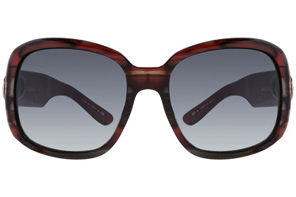 Bvlgari Brown Color Geometric Sunglasses Viewed From Front Angle.