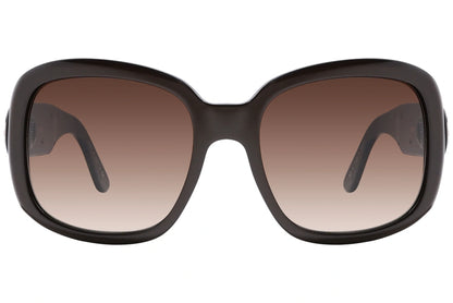 Bvlgari Brown Color Geometric Sunglasses Viewed From Front Angle.