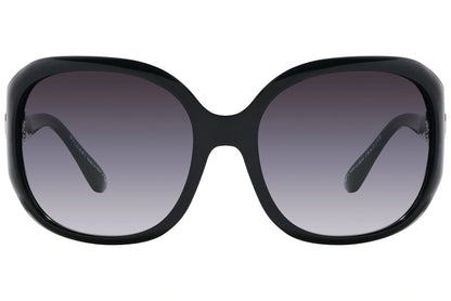 Bvlgari Black Color Geometric Sunglasses Viewed From Front Angle.