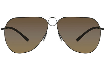 BYWP Aviator Brown Sunglasses Model: OY12002GY-OXY Front View