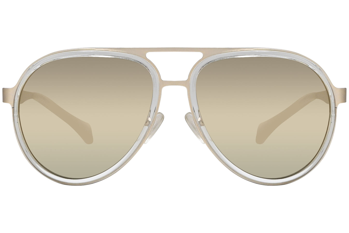 Calvin Klein Jeans Aviator Beige Sunglasses Model: CKJ135S-971 Front View