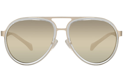 Calvin Klein Jeans Aviator Beige Sunglasses Model: CKJ135S-971 Front View