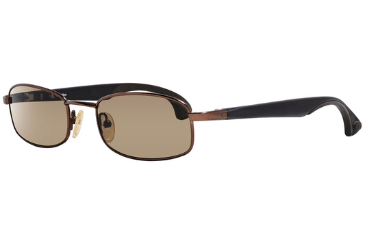 Calvin Klein Rectangle Brown Sunglasses Model: 1021-11 Side View