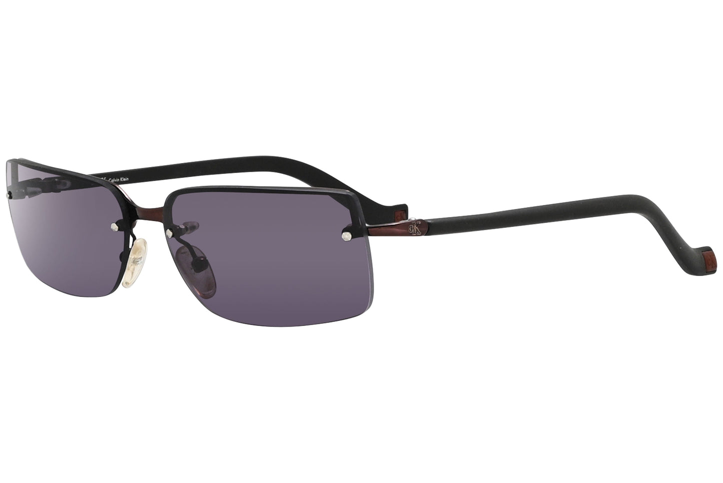 Calvin Klein Rectangle Purple with Black Sunglasses Model: 1031-9 Side View