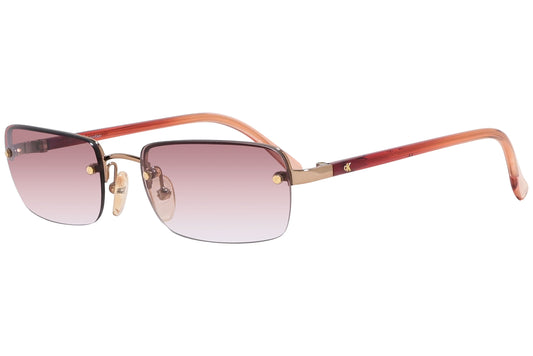 Calvin Klein Rectangle purple Sunglasses Model: 1036-142 Side View