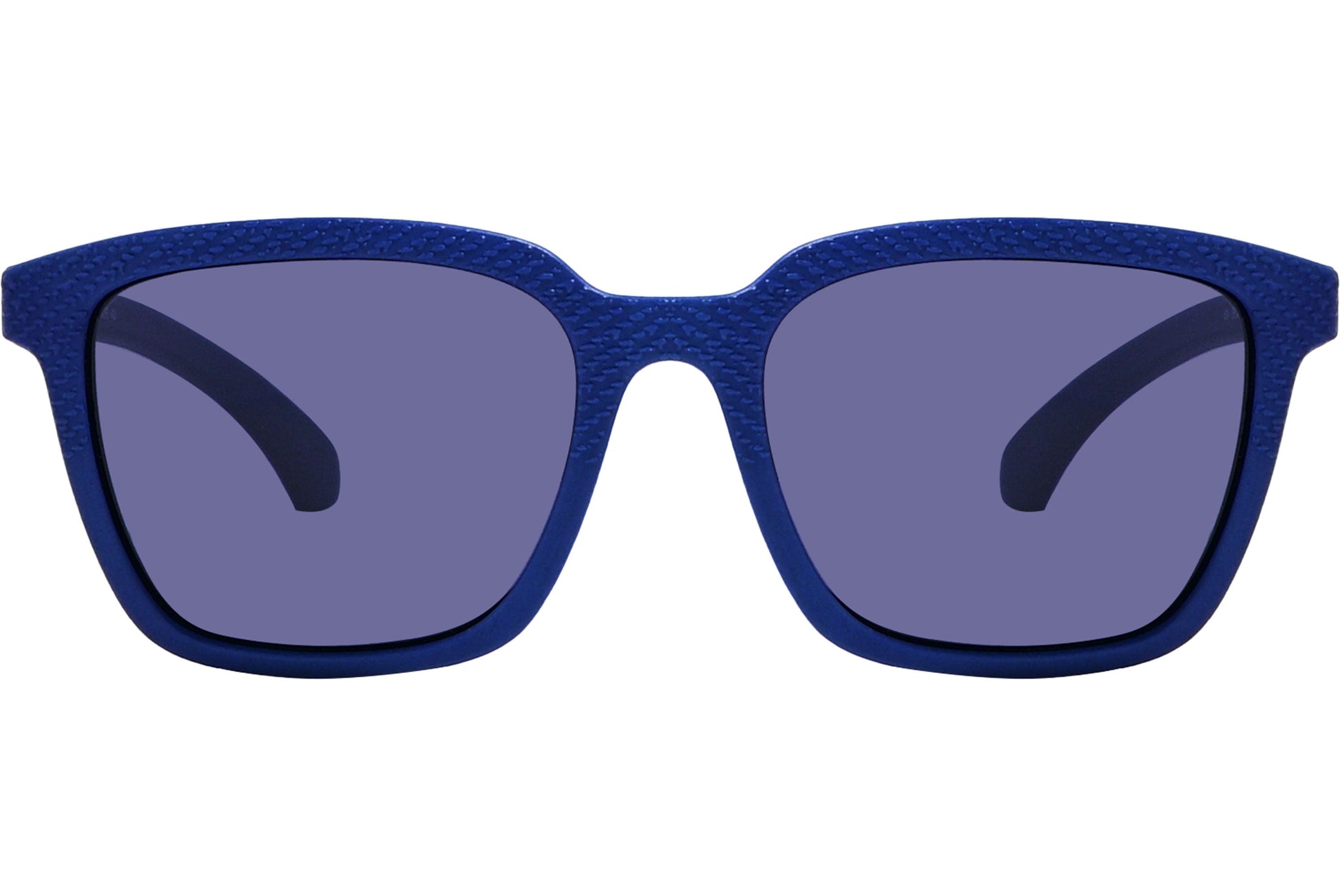 Calvin Klein Blue Color Square Sunglasses Viewed From Front Angle.