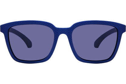 Calvin Klein Blue Color Square Sunglasses Viewed From Front Angle.