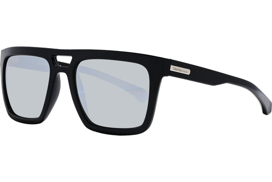 Calvin Klein Black Color Square Sunglasses Viewed From A 45-Degree Angle.