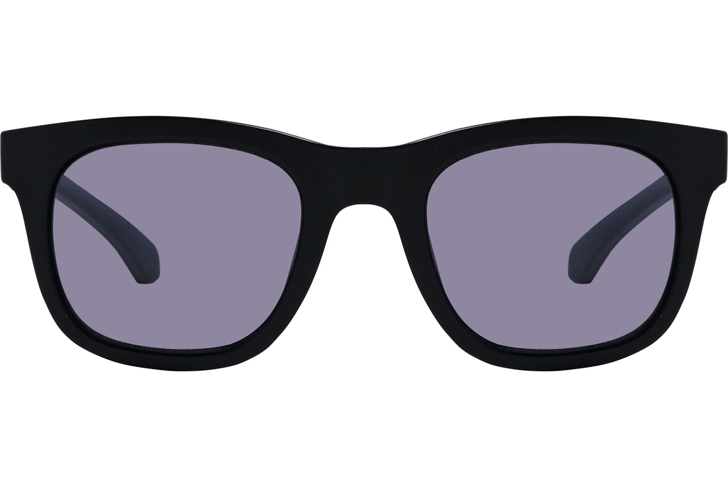 Calvin Klein Black Color Square Sunglasses Viewed From Front Angle.