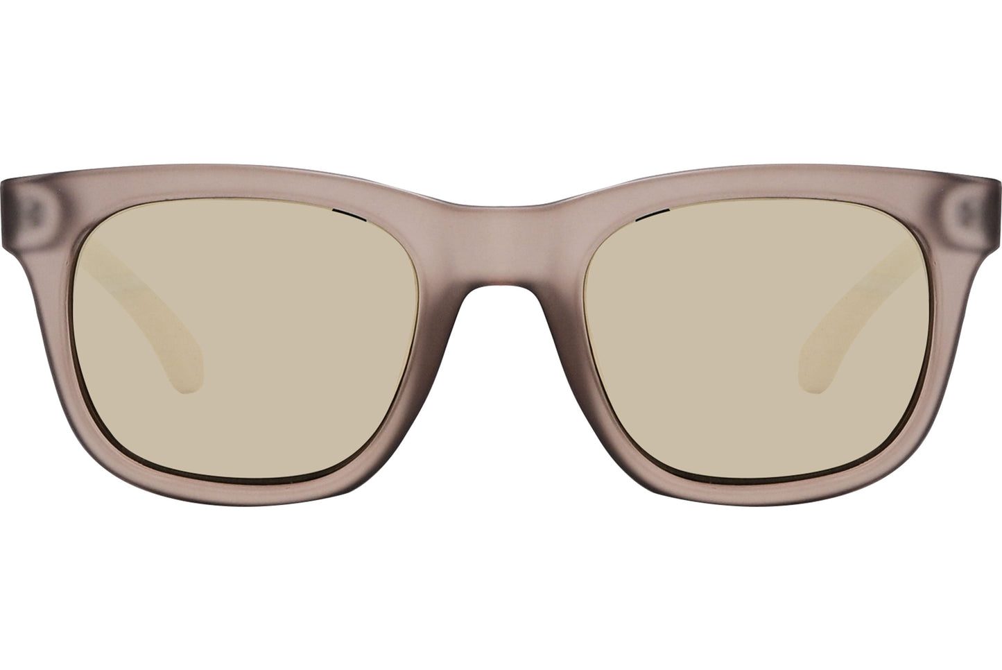 Calvin Klein Brown Color Square Sunglasses Viewed From Front Angle.