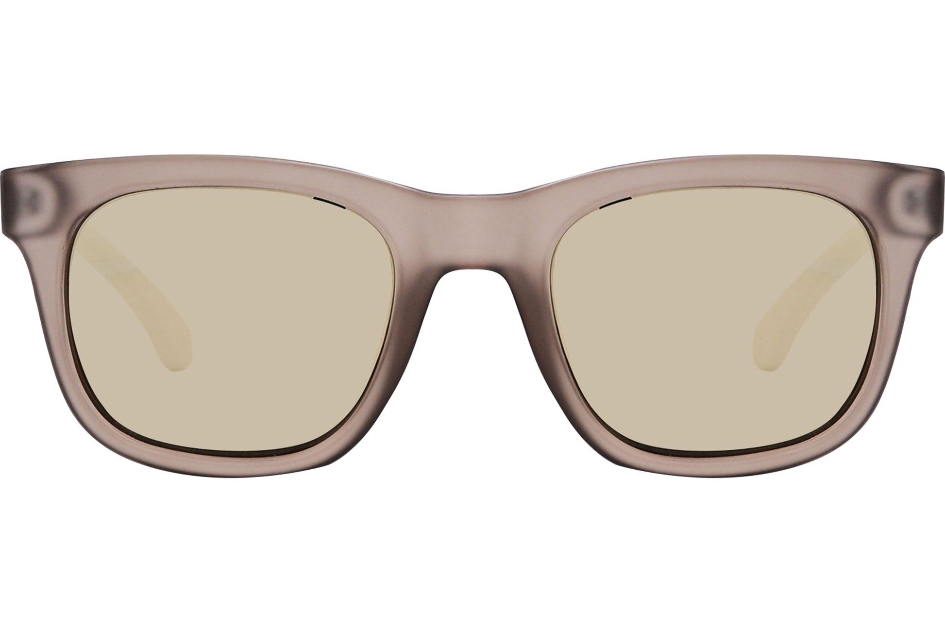 Calvin Klein Brown Color Square Sunglasses Viewed From Front Angle.