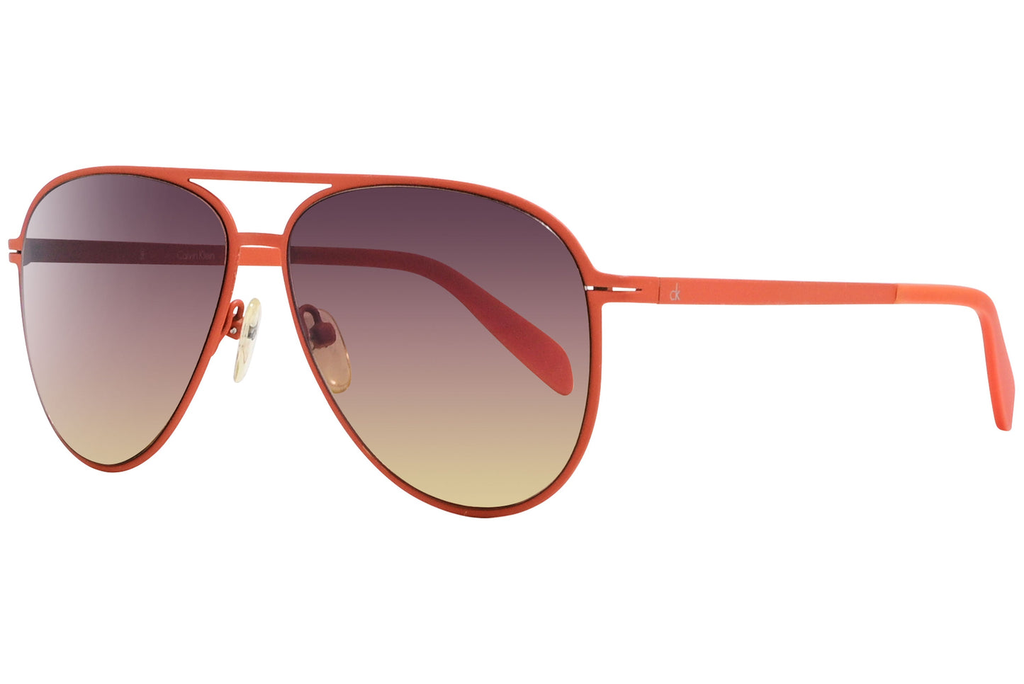 Calvin Klein Aviator purple with red Sunglasses Model: CK2138S-286 Side View