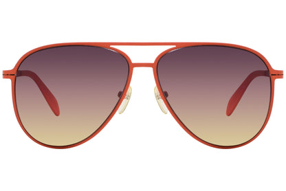 Calvin Klein Aviator purple with red Sunglasses Model: CK2138S-286 front View