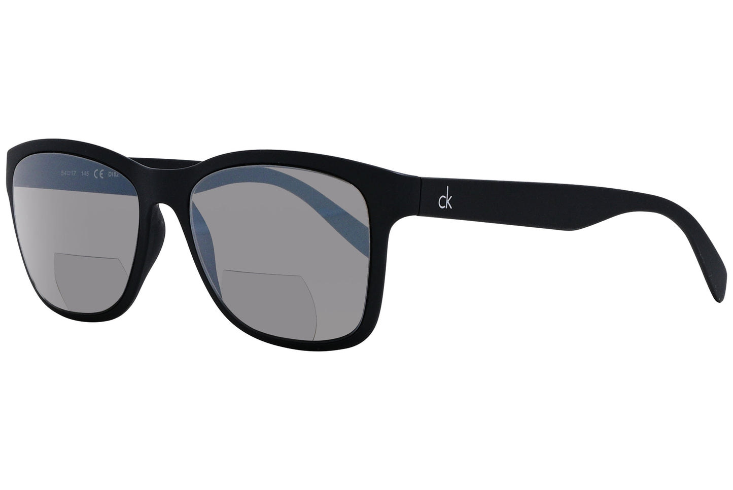 Close-up of black wayfarer sunglasses showing lens detailing and vintage-inspired frame shape