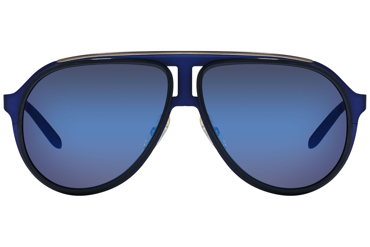 Carrera Aviator Blue Sunglasses Model: CARRERA100S-HKUXT Front View