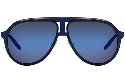 Carrera Aviator Blue Sunglasses Model: CARRERA100S-HKUXT Front View