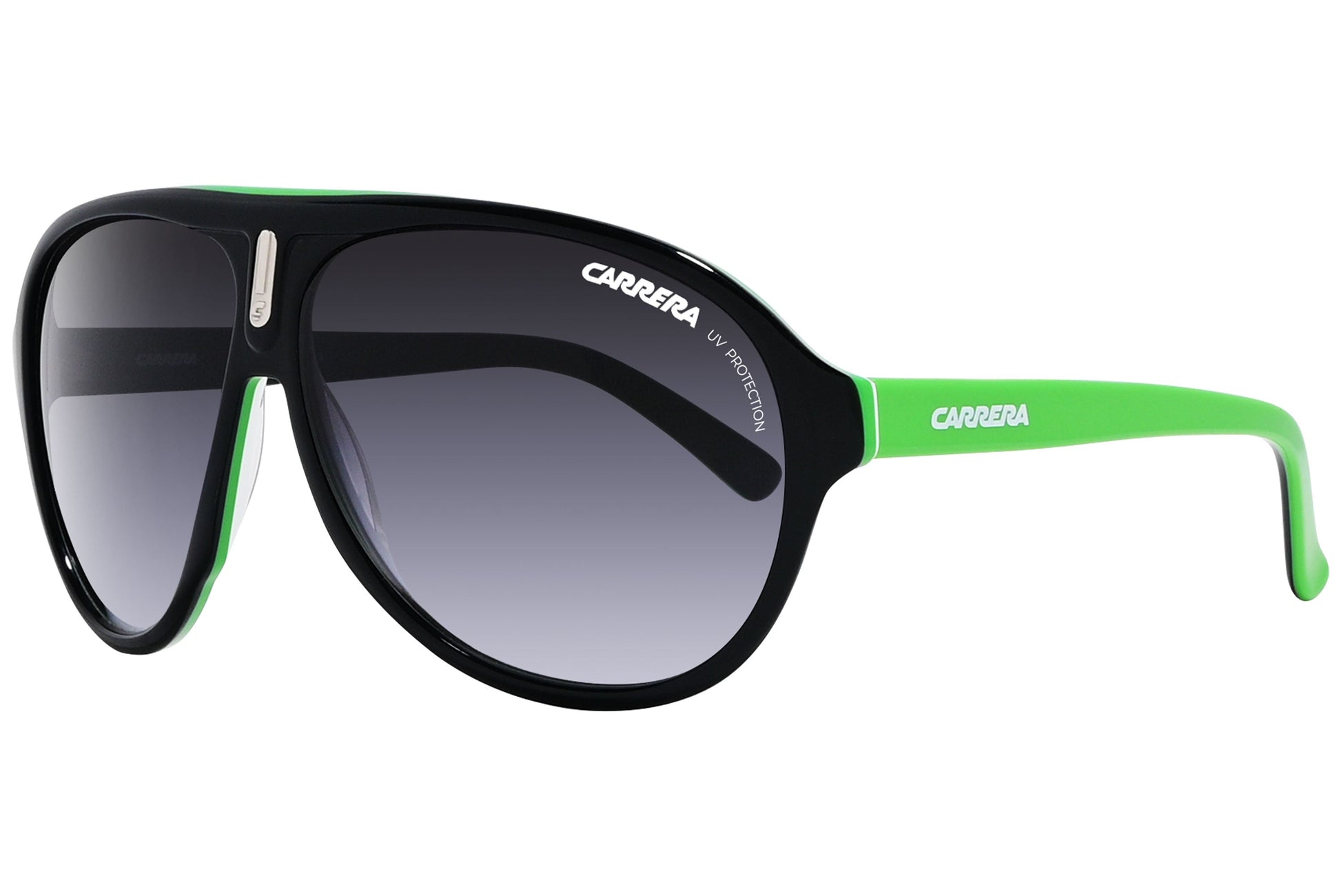 Carrera Aviator Black Sunglasses Model: CARRERA38-8Y99O Side View