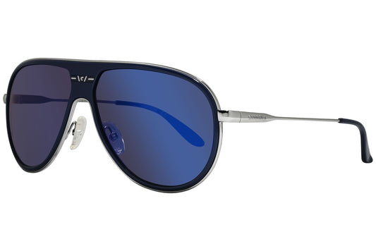 Carrera Aviator Blue Sunglasses Model: CARRERA87S-8ETXT Side View