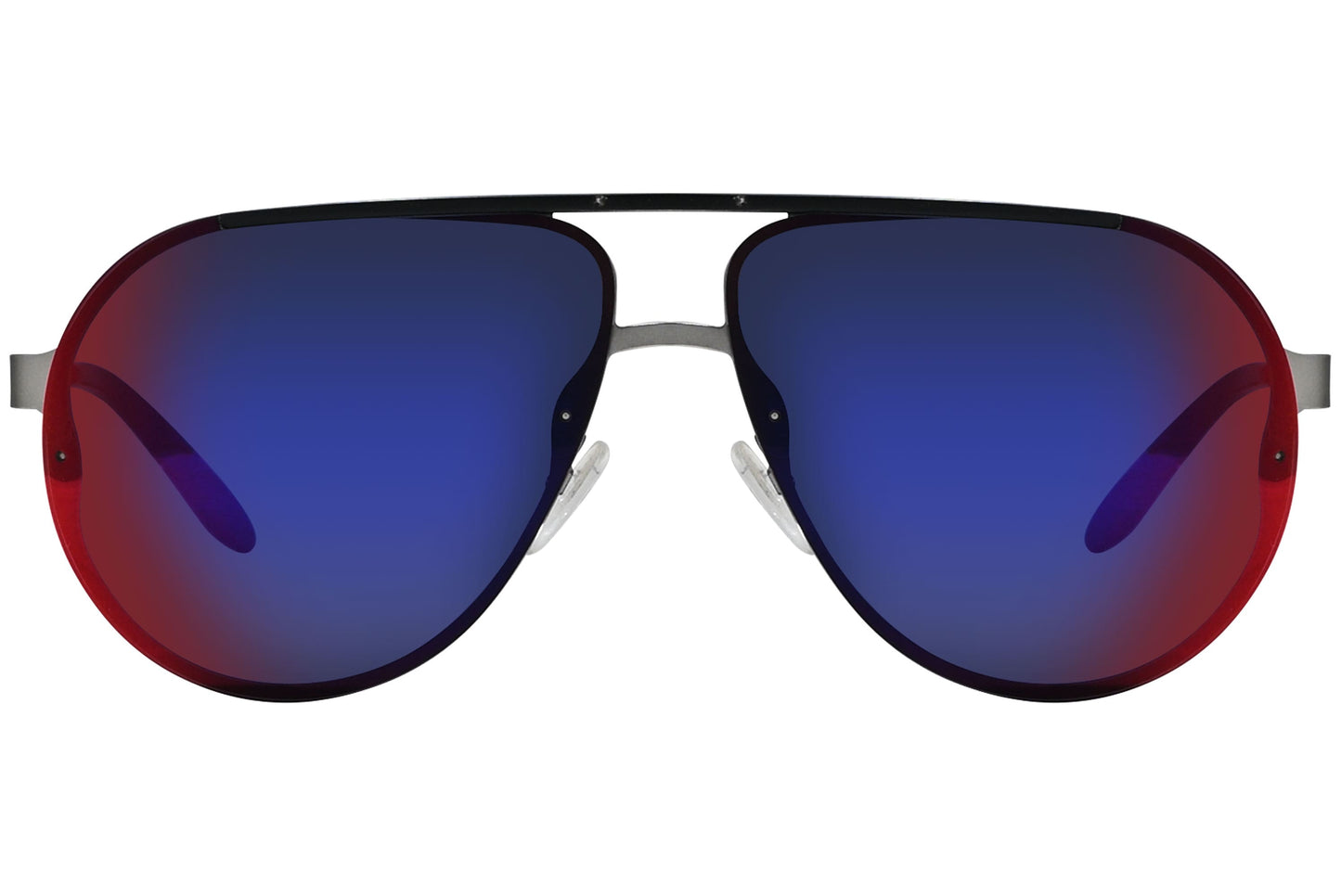 Carrera Aviator Blue Red Sunglasses Model: CARRERA90S-R80CP Front View