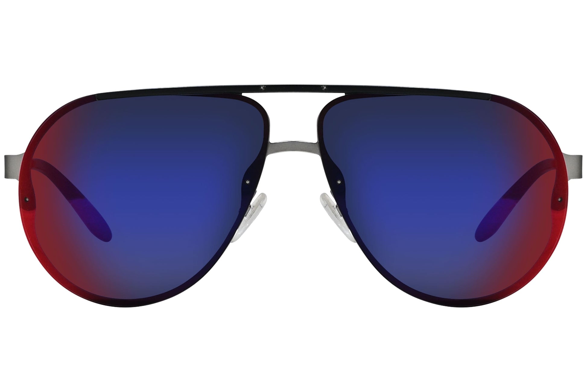 Carrera Aviator Blue Red Sunglasses Model: CARRERA90S-R80CP Front View