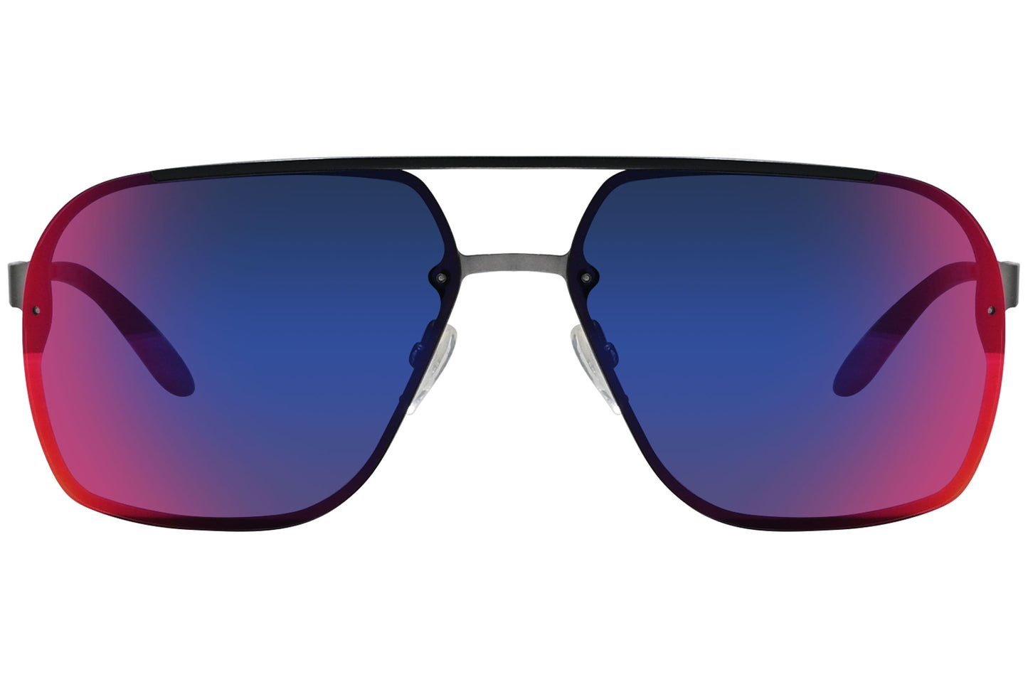 Carrera Aviator Blue Red Sunglasses Model: CARRERA91S-R80CP Front View