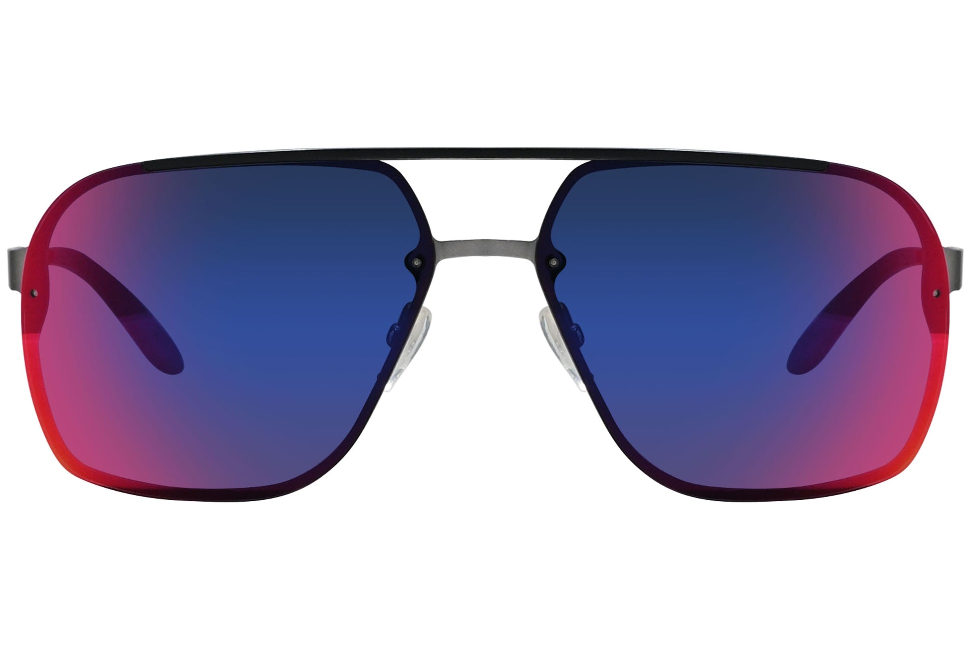 Carrera Aviator Blue Red Sunglasses Model: CARRERA91S-R80CP Front View