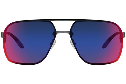 Carrera Aviator Blue Red Sunglasses Model: CARRERA91S-R80CP Front View