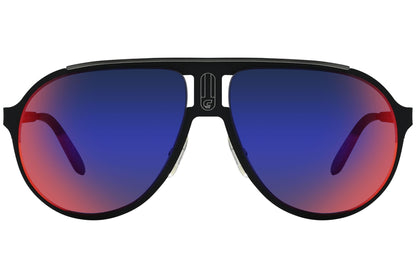 Carrera Aviator Blue Red Sunglasses Model: CHAMPIONMT-003CP Front View