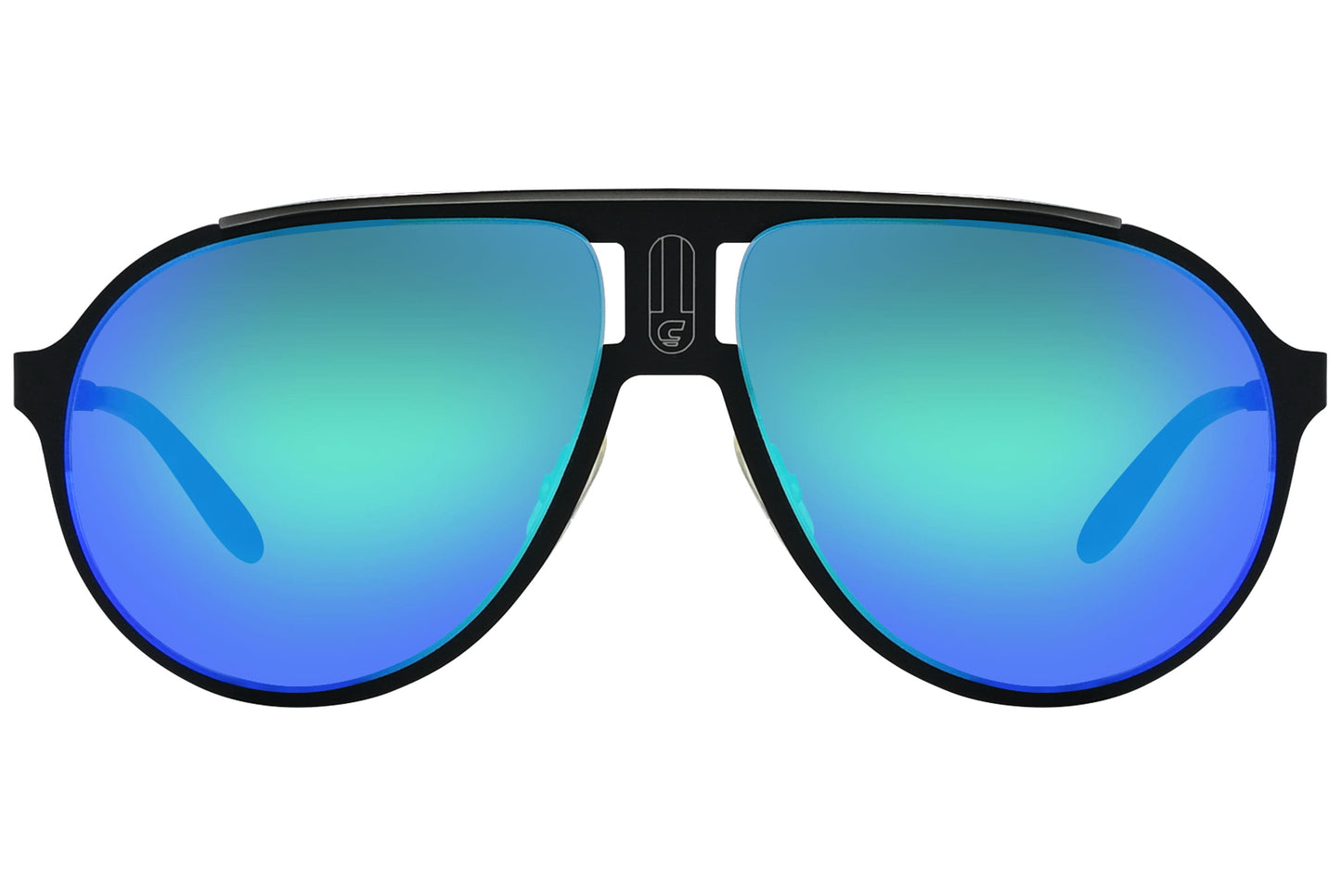 Carrera Aviator Blue Green Sunglasses Model: CHAMPIONMT-003Z9 Front View