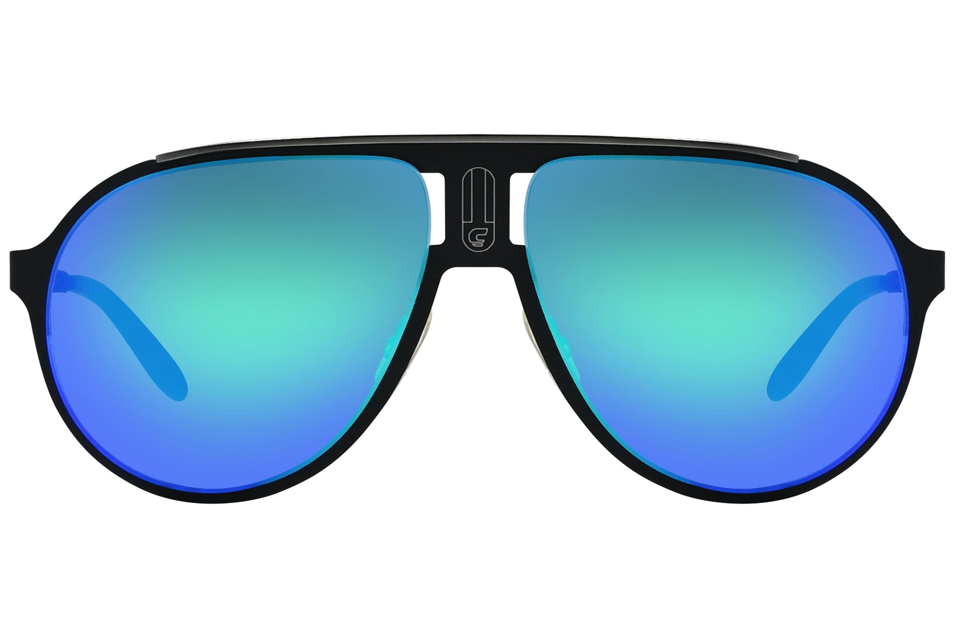 Carrera Aviator Blue Green Sunglasses Model: CHAMPIONMT-003Z9 Front View