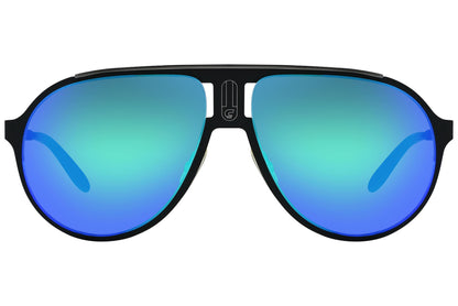 Carrera Aviator Blue Green Sunglasses Model: CHAMPIONMT-003Z9 Front View