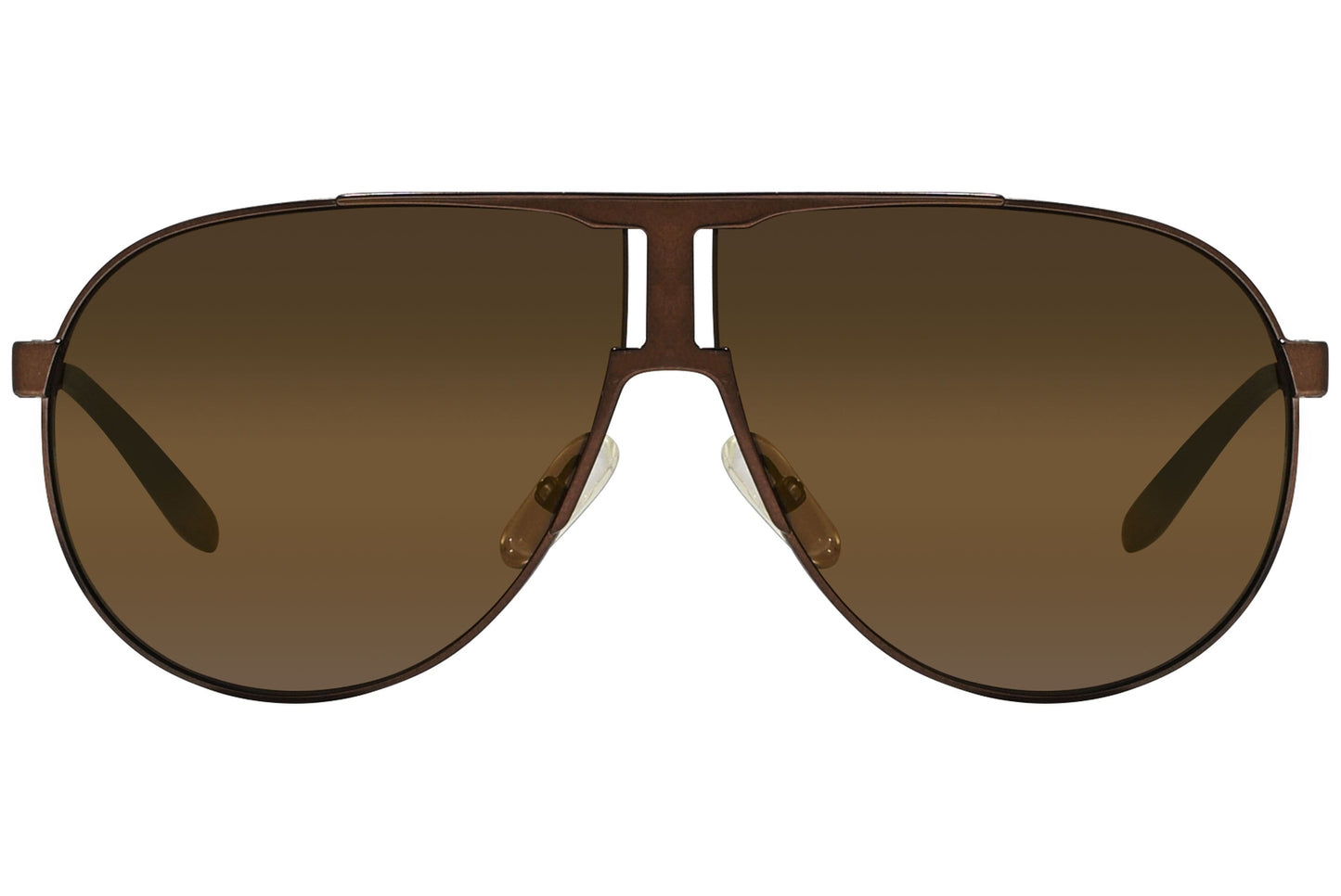 Carrera Aviator Bronze Sunglasses Model: NEW-PANAMERIKA-OWOLC Front View