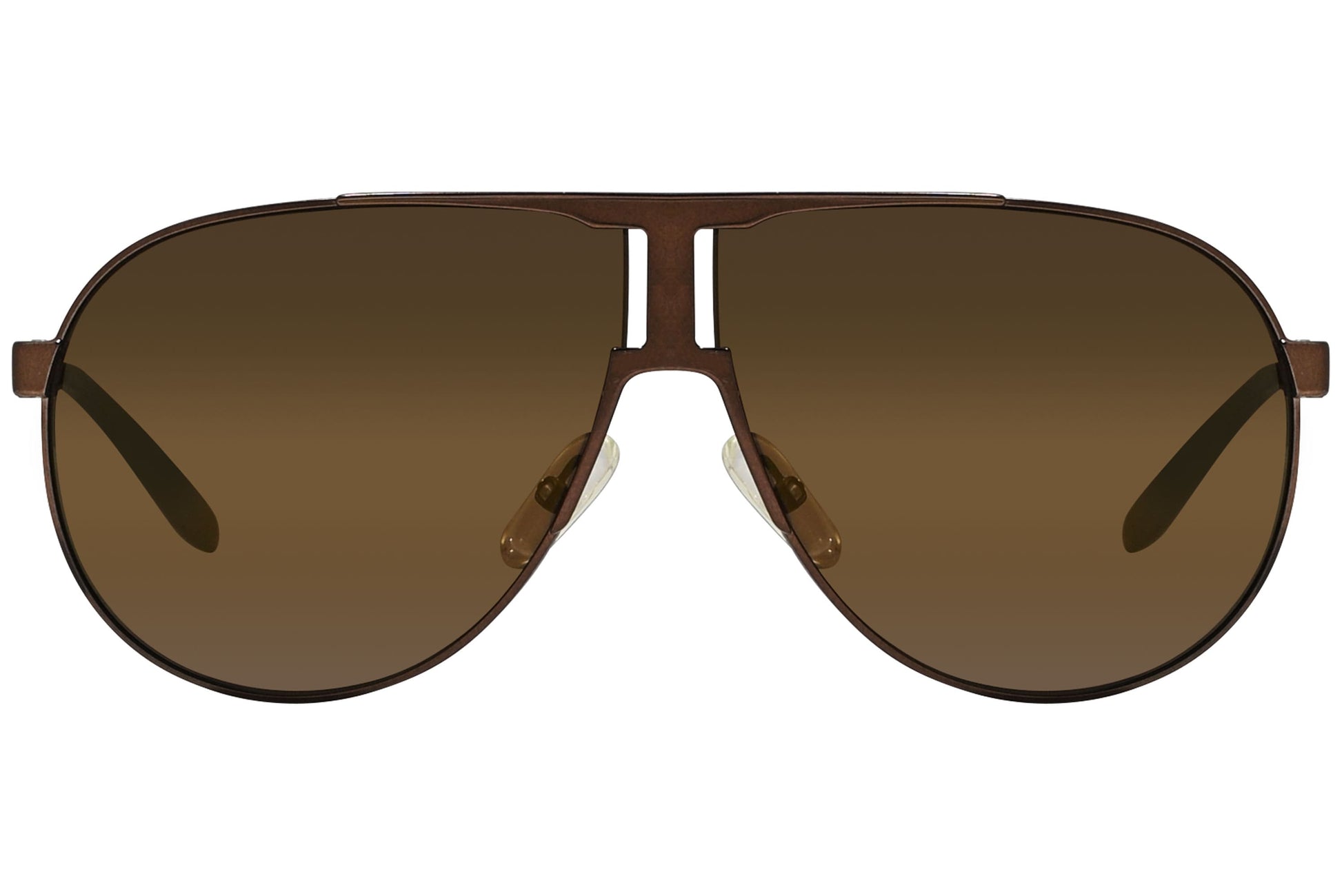 Carrera Aviator Bronze Sunglasses Model: NEW-PANAMERIKA-OWOLC Front View